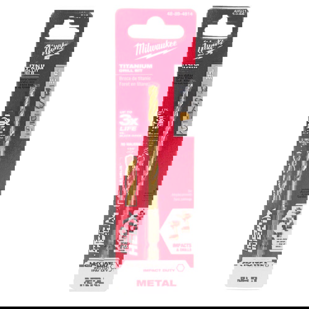 Jobber Drill: 6.00 mm Dia, 135 deg Point, High Speed Steel